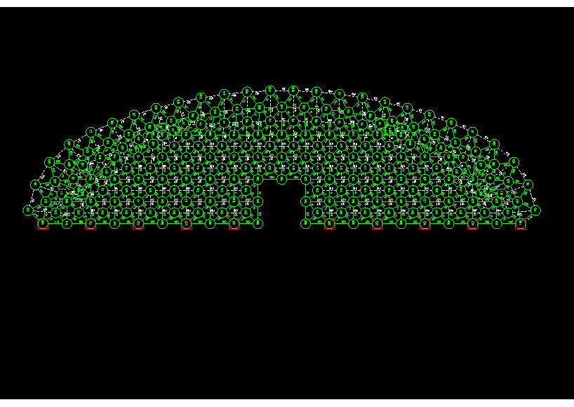 浏阳锡林浩特91跨，1000米长干煤棚网架设计