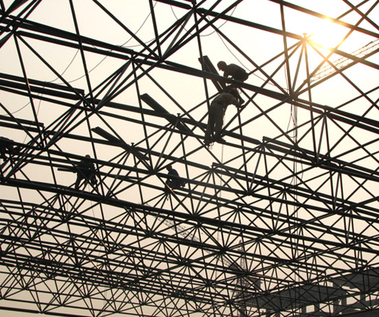 浏阳厂房网架安装